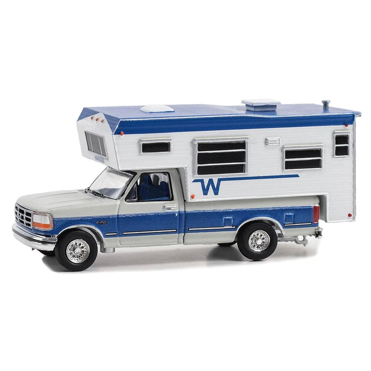 1992 Ford F-250 Long Bed Pickup with Winnebago Slide-In Camper