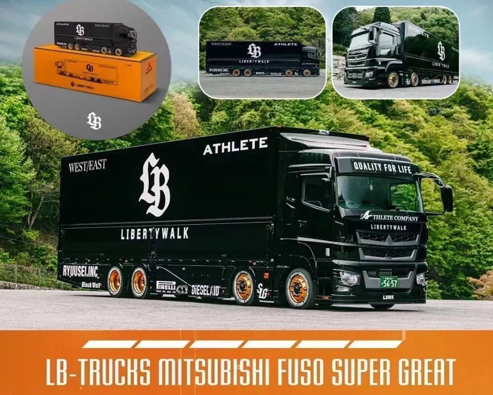 LBWK-Trucks Mitsubishi Fuso Super Great Transporter "Athlete"