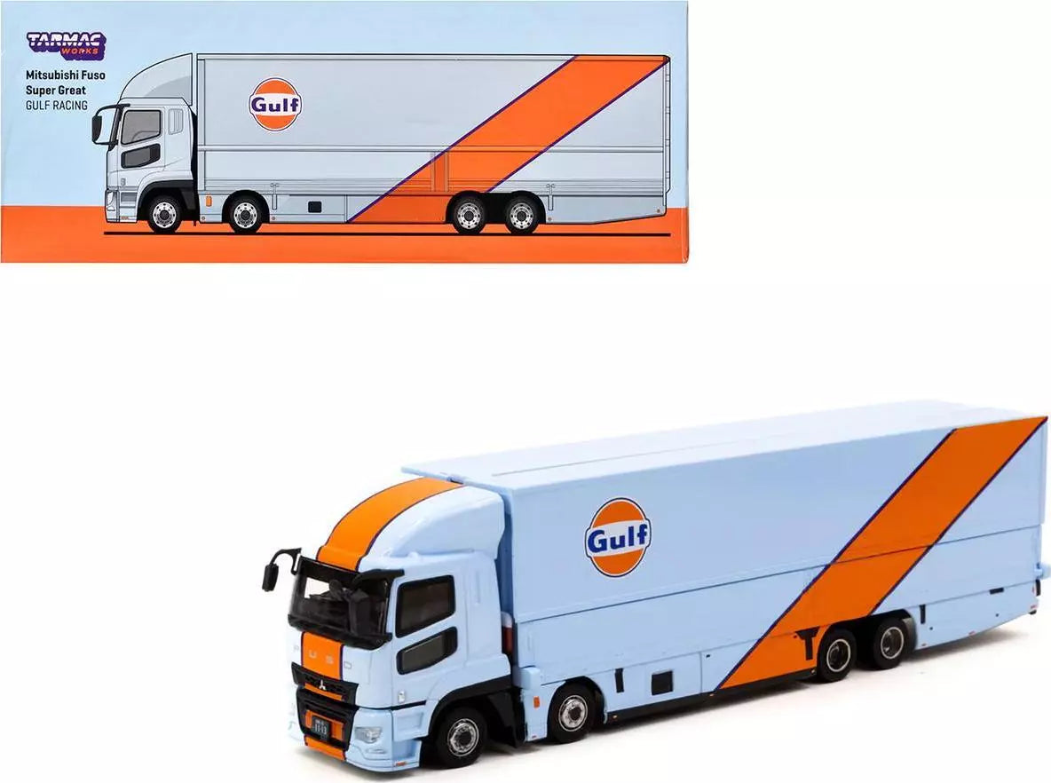 ターマックワークス 三菱 ふそう Super Great GULF Racing Mitsubishi Fuso Super Great GULF Racing Transporter – Nice