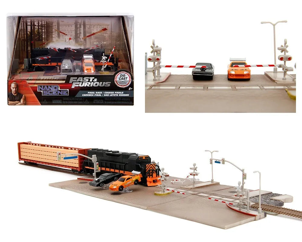 ミニカー NANO SCENE FAST &amp; FURIOUS FINAL RACE w/2 NANO SCENE FAST & FURIOUS FINAL RACE w/2 VEHICL