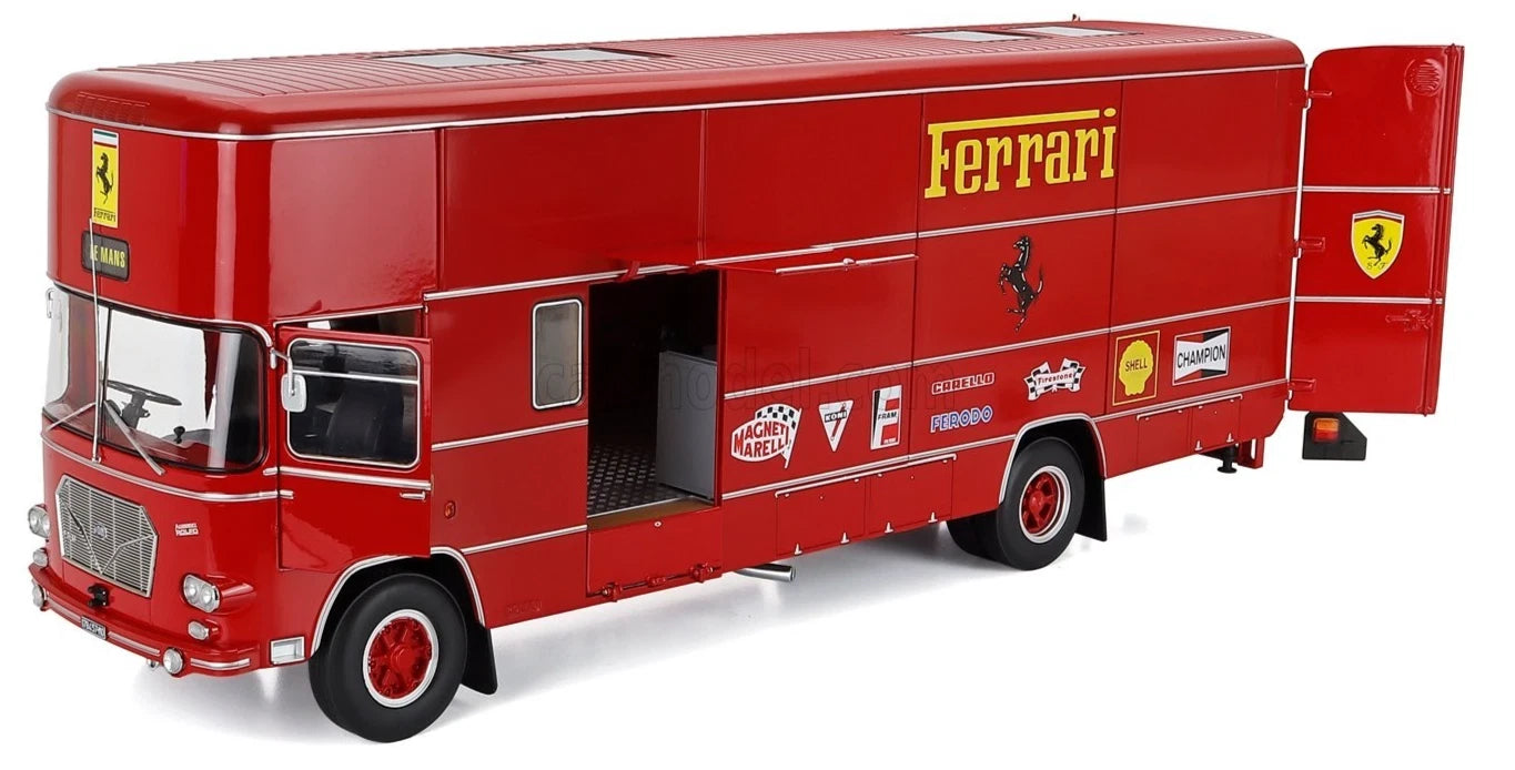 WERK 1/18-OM Fiat 150 Rolfo Scuderia Ferrari Race Auto Transporter