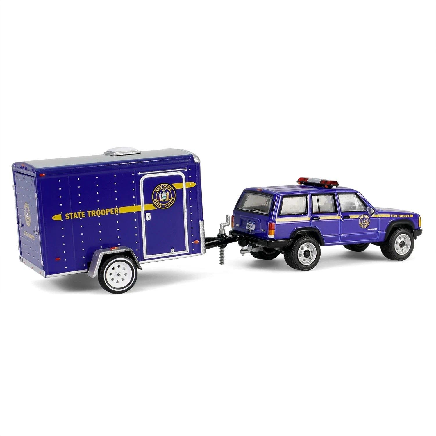 New York State Police - 2001 Jeep Cherokee with Small Cargo Trailer GL32315-B