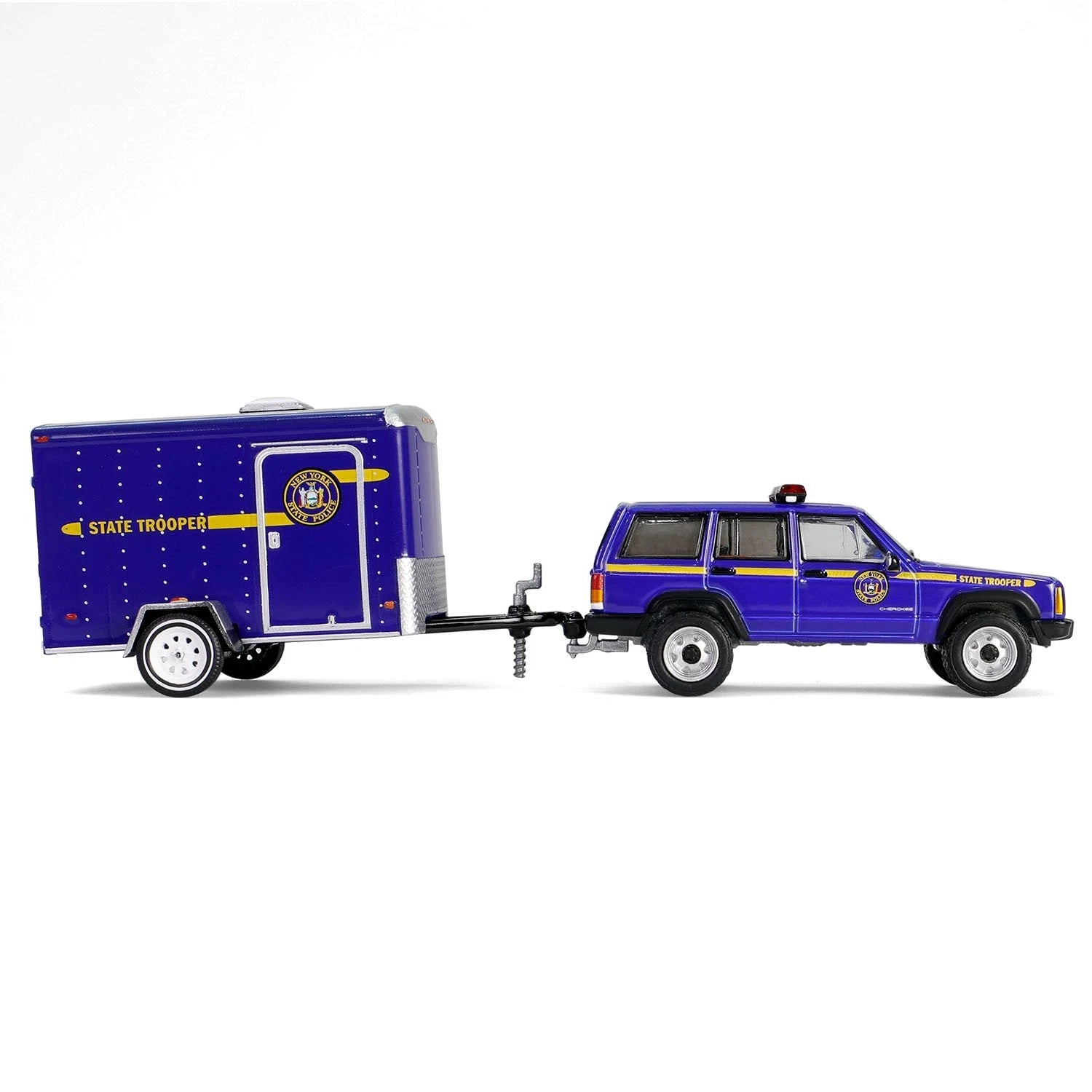 New York State Police - 2001 Jeep Cherokee with Small Cargo Trailer GL32315-B