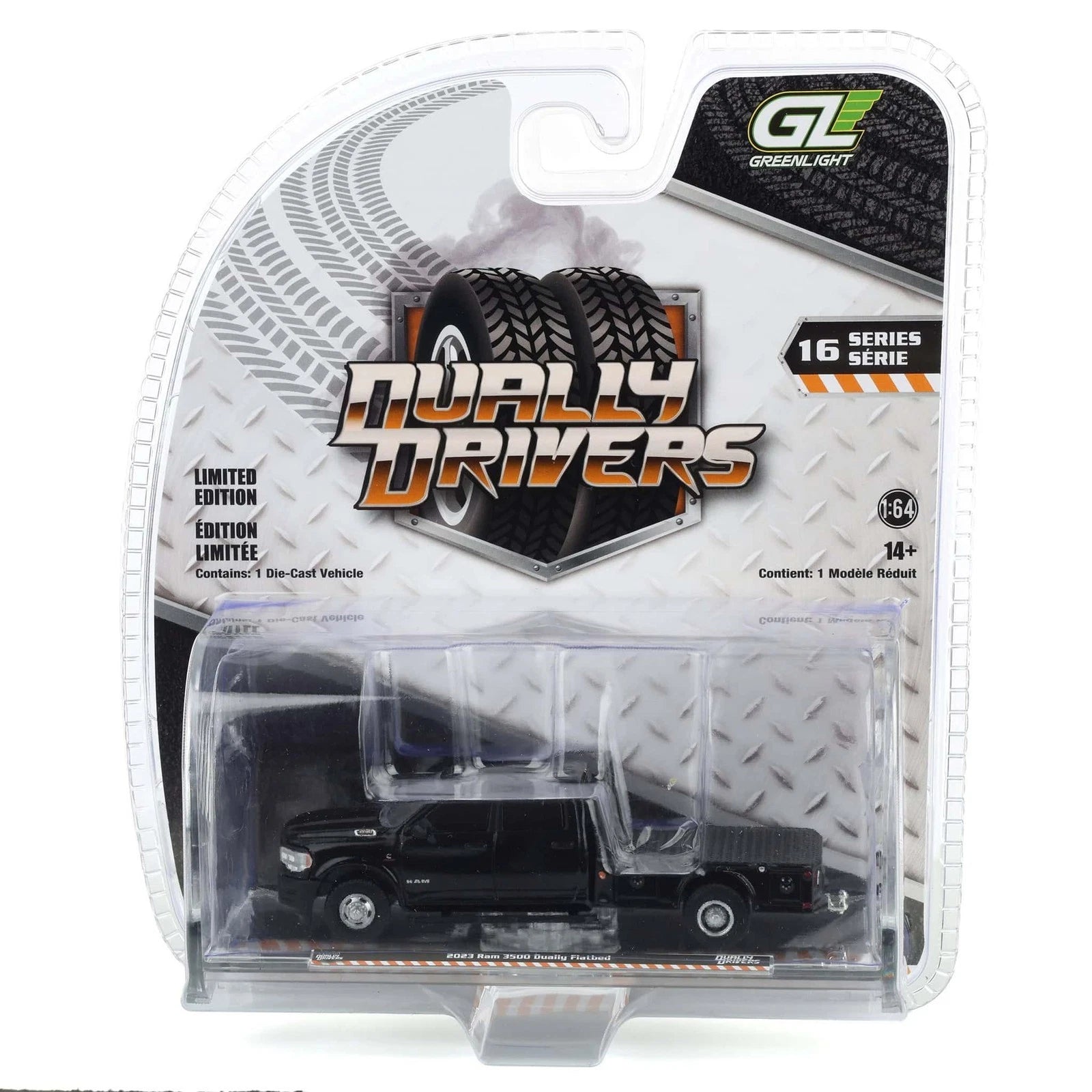 2023 Ram 3500 Dually Flatbed Pickup Truck in Black GL46160-F