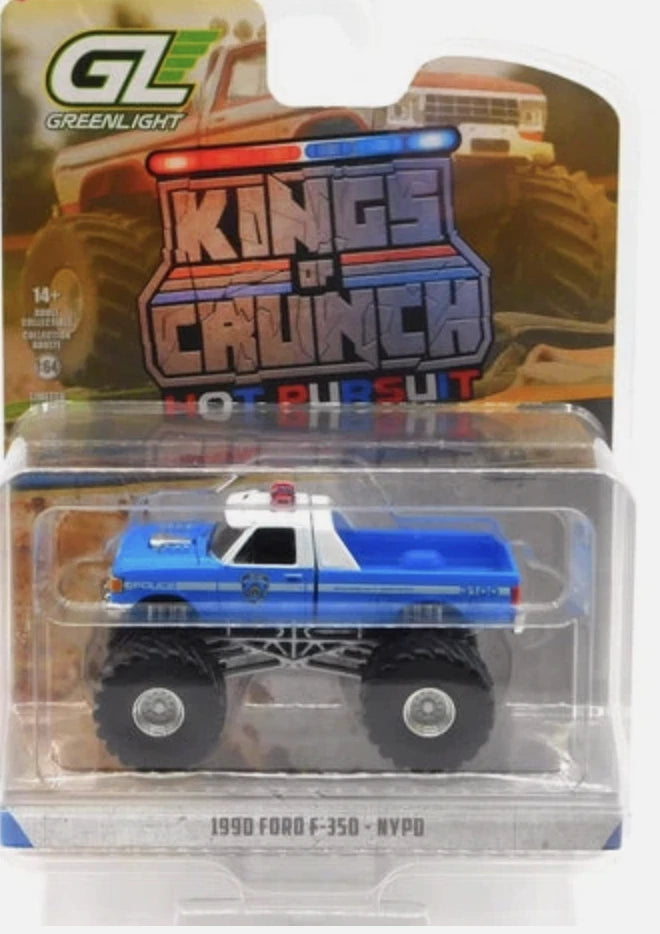 NYPD - 1990 Ford F-350 Monster Truck GL49170-E