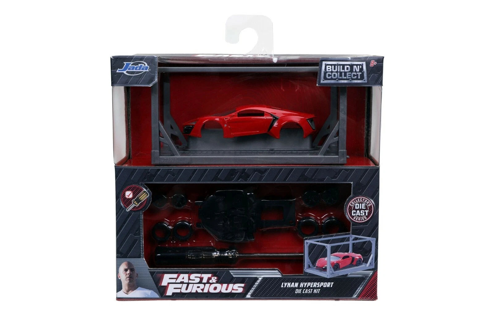 JADA 1:55 FAST & FURIOUS BUILD N COLLECT LYKAN HPERSPORT