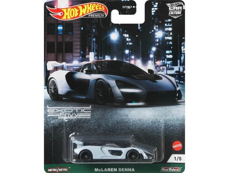 1/5 McLaren Senna (GRJ78) – Hot Wheels 1:64-Car Culture Exotic Envy