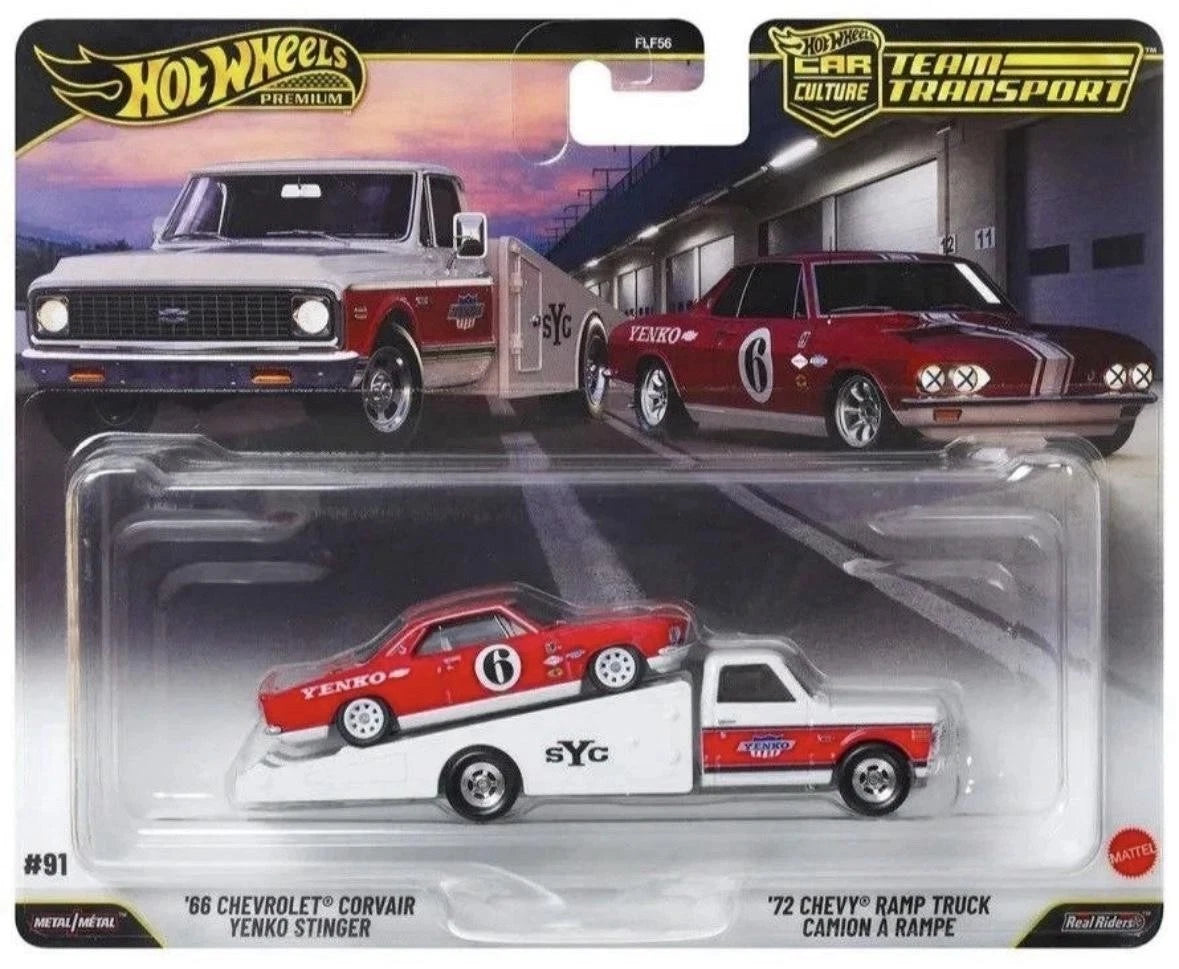 Hot Wheels 1:64 Team Transport 2026 K Case Assortment (Boite scellé de sealed box of 4) FLF56-957K-SEALED