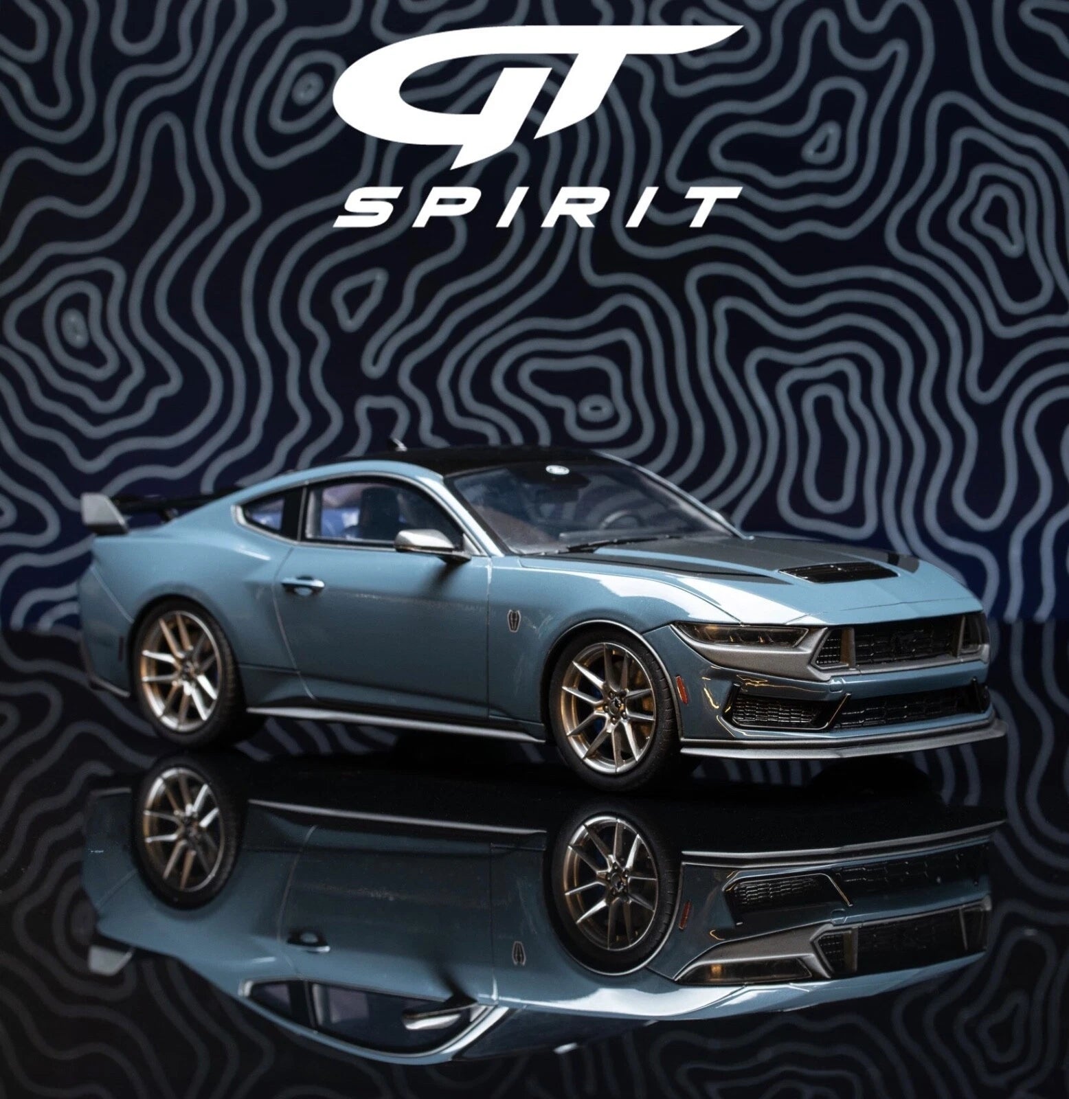 Ford Mustang Dark Horse (S650) (Vapor Blue Metallic)