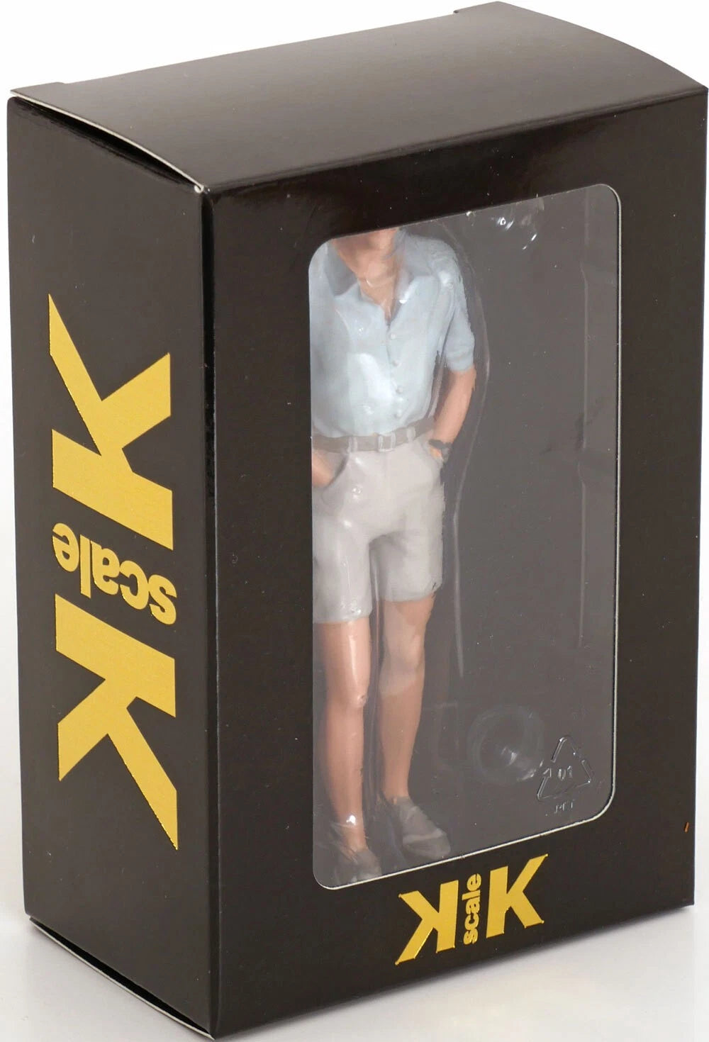 KK Scale 1:18 Magnum P.I. 1987 Volkswagen T3 Minibus Multivan Island Hoppers + Thomas & Theodore Calvin (T.C.) – 3-Piece Set – KKDC180993 / KKFIG031 / KKFIG055