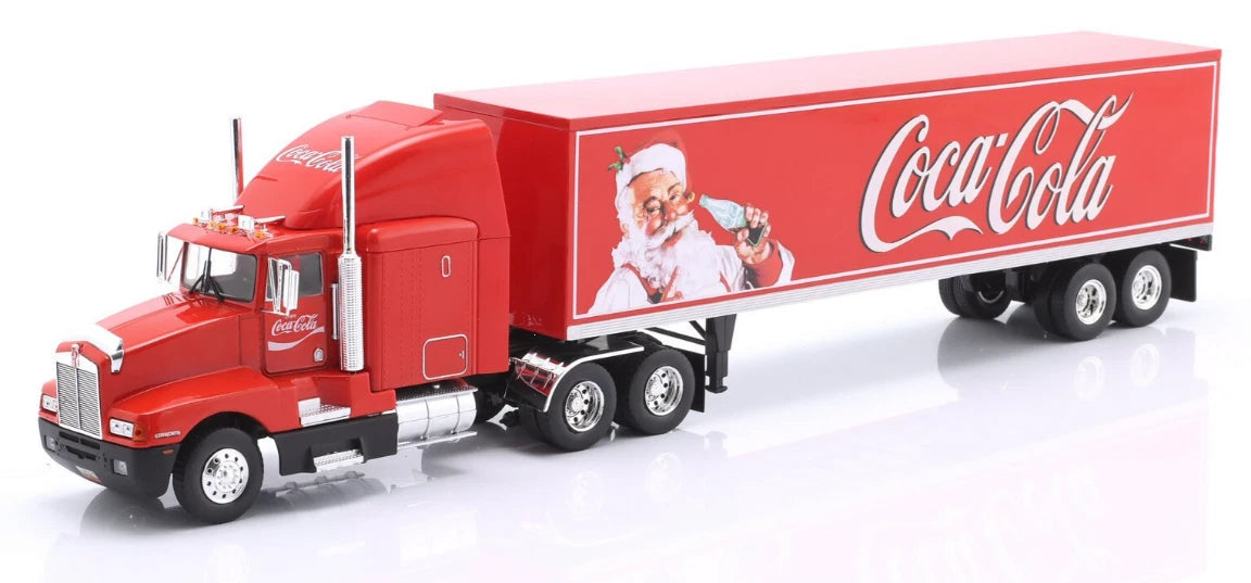WERK83 1/43- "Coca-Cola" 1986 Kenworth T600 Semi Trailer Truck