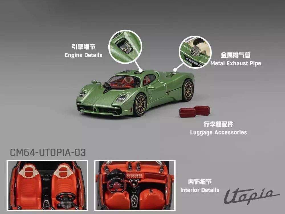 Pagani Utopia, Green Metallic (CM64-UTOPIA-03)