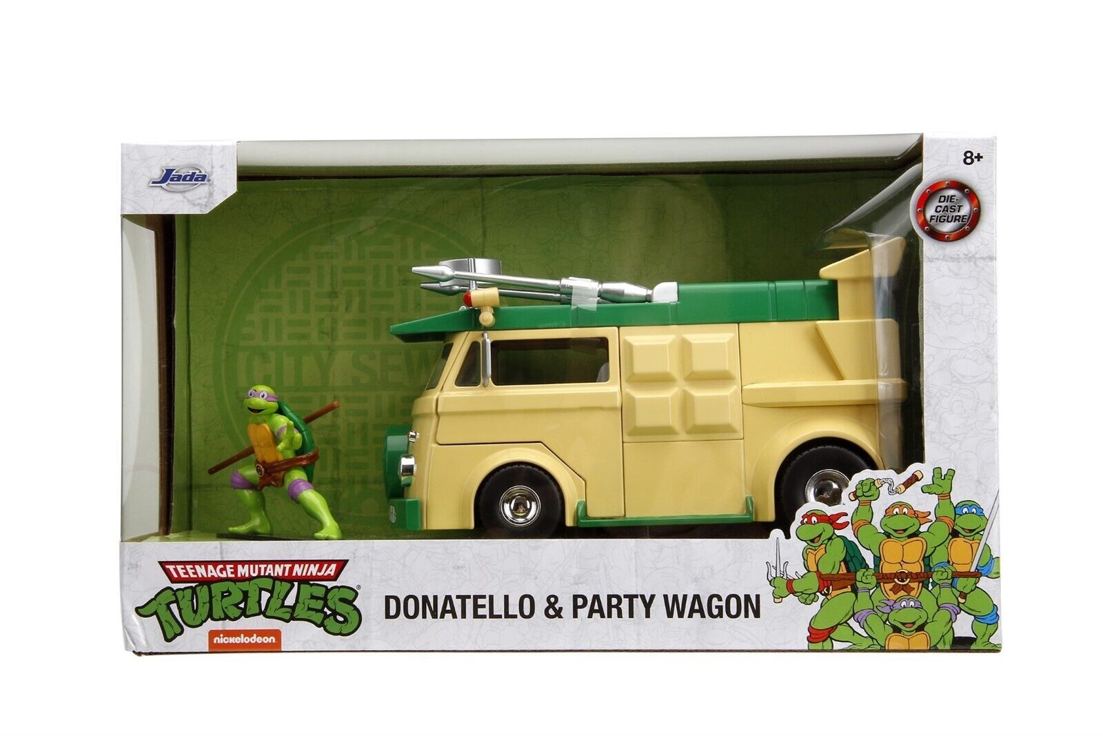 Party Wagon with Donatello Figure - Teenage Mutant Ninja Turtles (TMNT)