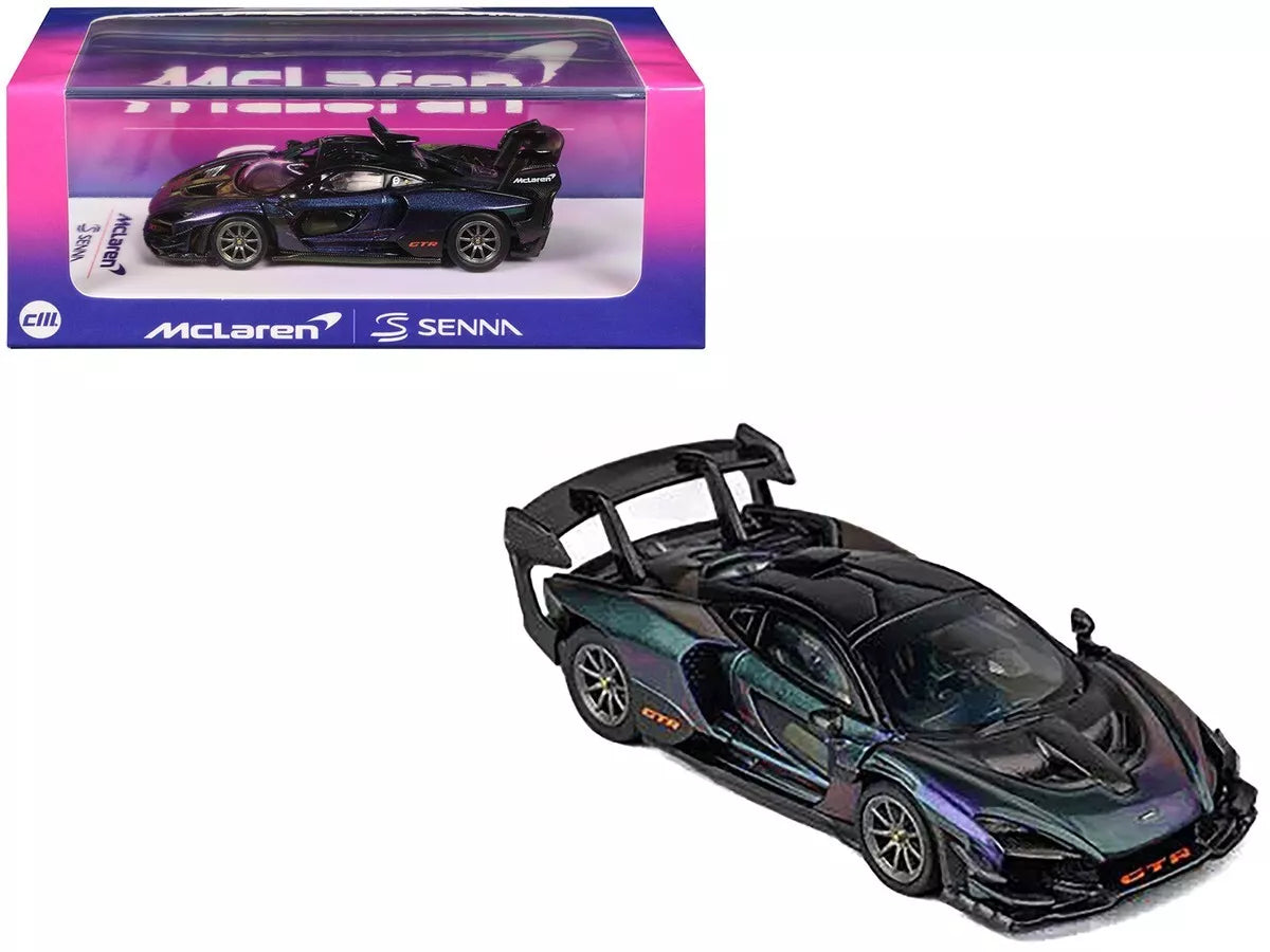 McLaren Senna GTR Purple Chameleon Metallic "Hong Kong Toy Car Salon 2024" (CM64-SENNAGTR-TOYCAR)