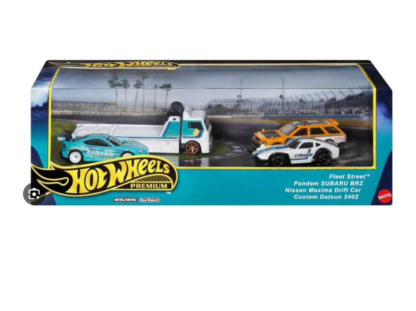 Hot Wheels Premium Car Culture Set of 4 Cars Greddy Drift Nice Car Collection