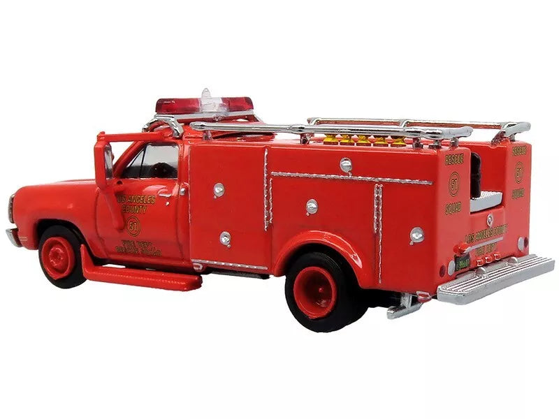 Emergency! 1974 Dodge 300 Rescue Unit "Squad 51 - LACOFD (Los Angeles County Fire Dept.)"