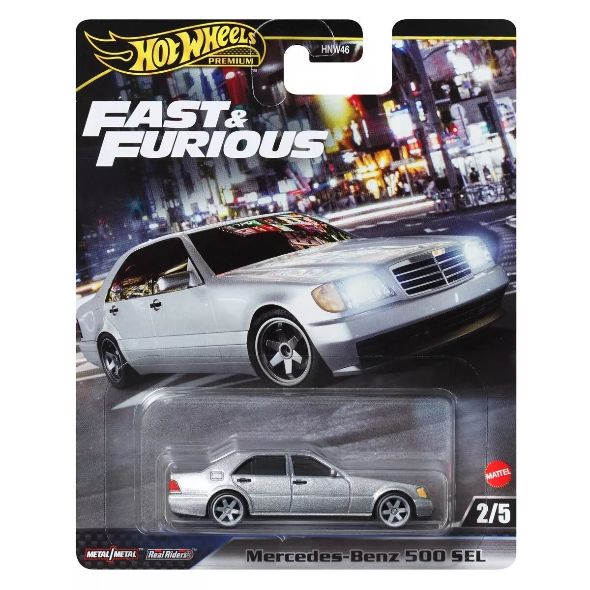 Hot Wheels Premium 2024 - Fast & Furious 2/5, MERCEDES-BENZ 500 SEL