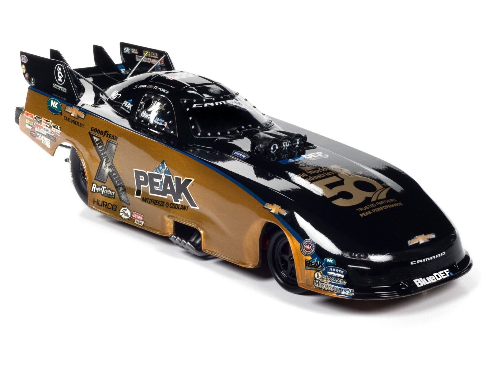 2023 John Force "Peak - 50th Anniversary Edition" NHRA Funny Car