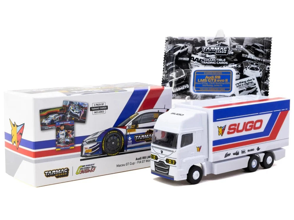 TARMAC WORKS HOBBY43 1/64- Audi R8 LMS GT3 evo II Sugo – Macau GT Cup – FIA GT World Cup 2024 Uno Racing James Yu T64-043-24MGP30