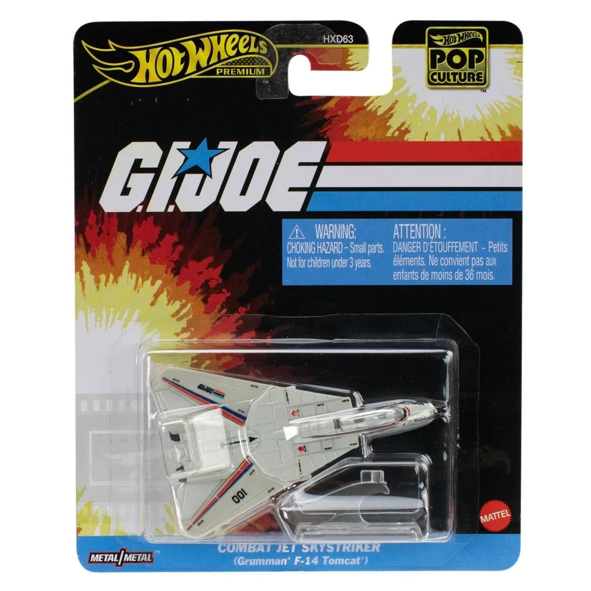 COMBAT JET GI JOE, (JBL77) Hot Wheels Premium Pop Culture 2025