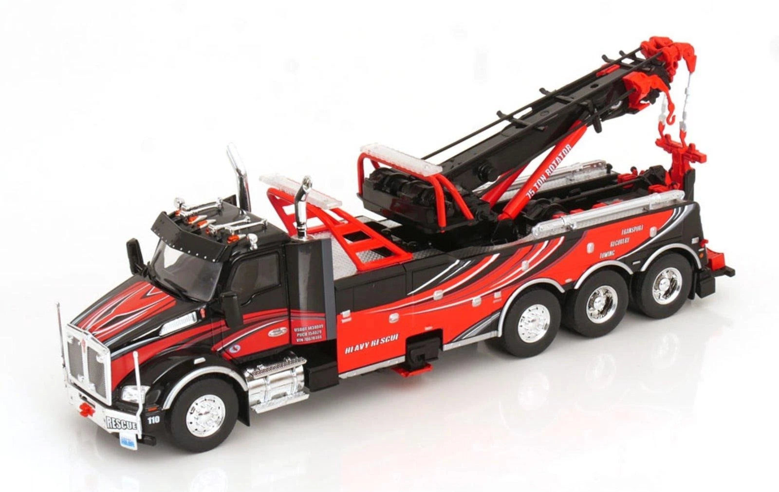 Kenworth T880 Wrecker - Red (1:43)