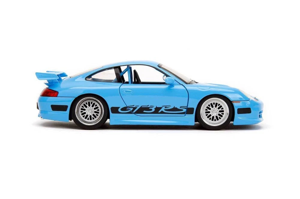 Porsche 911 GT3 RS Light Blue with Black Accents "Fast & Furious"