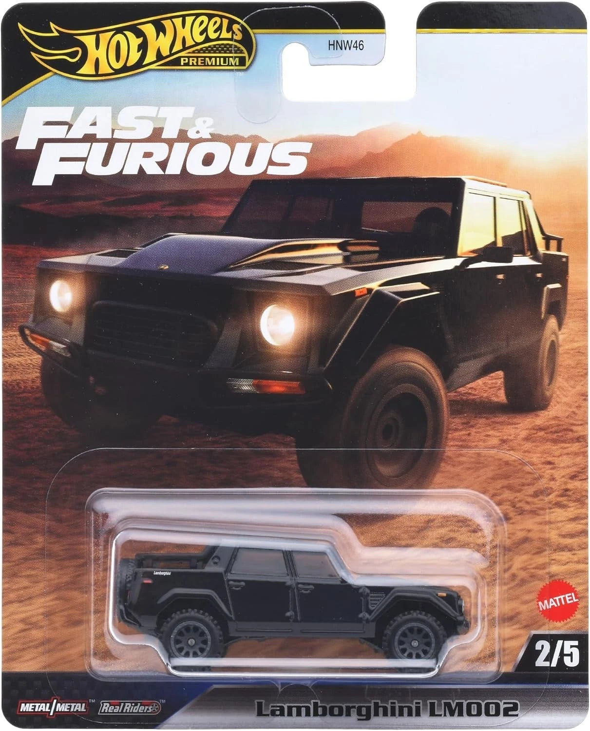 2/5, LAMBORGHINI LM002 (JBL86), Hot Wheels Premium Fast & Furious 2025