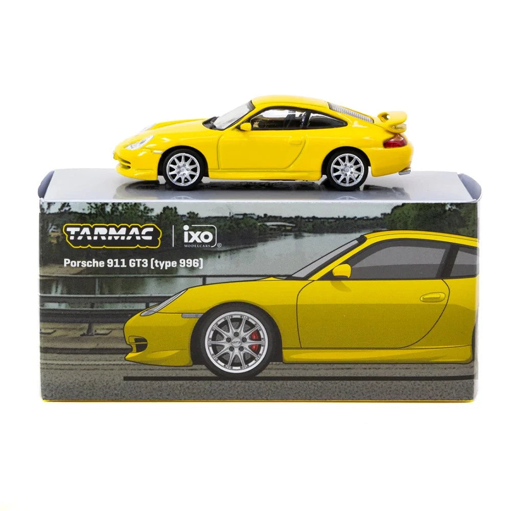 Tarmac Works Global64 1:64 Porsche 911 GT3 Type 996 Yellow – T64G-069-YL