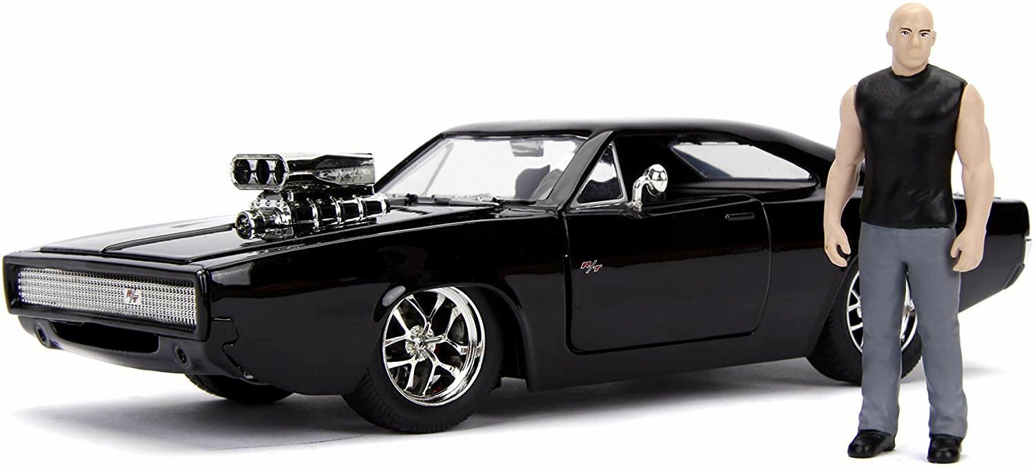 Dodge Charger R/T 1970 with Dom Figure "Fast and Furious"