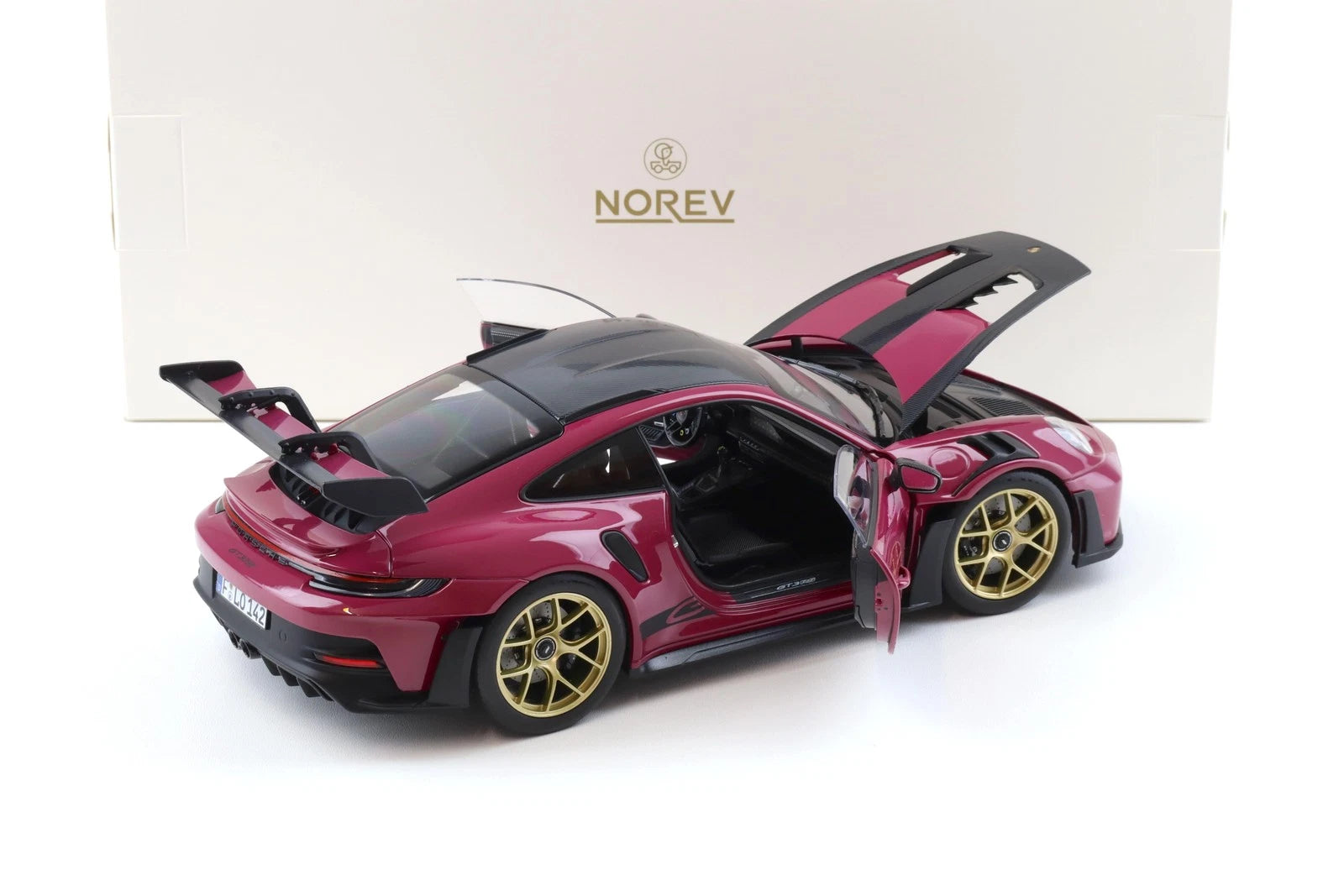 NOREV-Porsche 911 992 GT3 RS Weissach Package 2022 Ruby Star (187370)