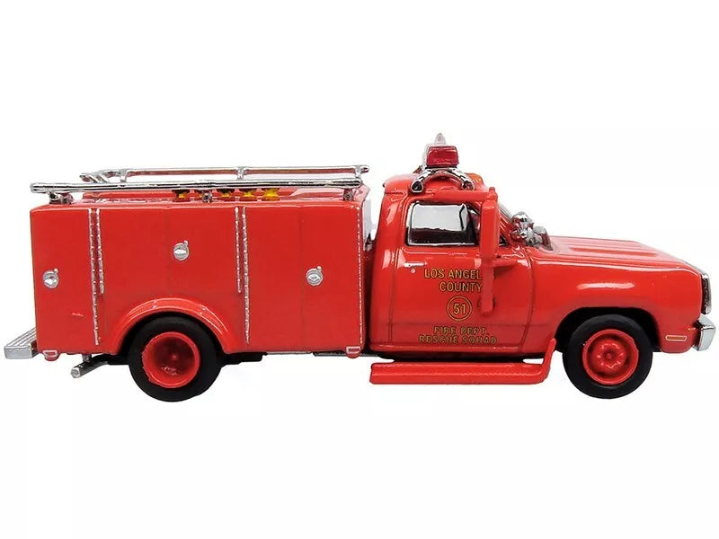 Emergency! 1974 Dodge 300 Rescue Unit "Squad 51 - LACOFD (Los Angeles County Fire Dept.)"