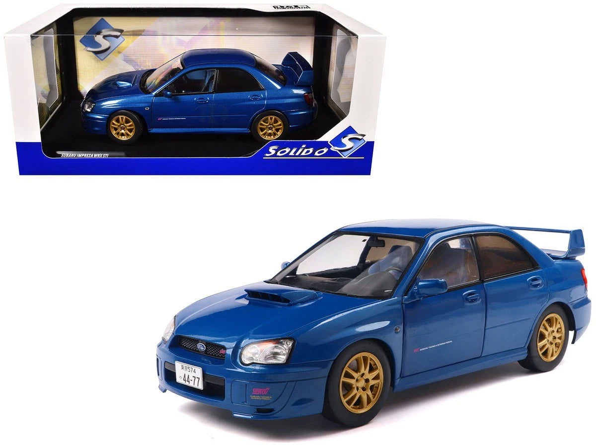 SOLIDO-2003 Subaru Impreza WRX STI-Blue (S1812301)