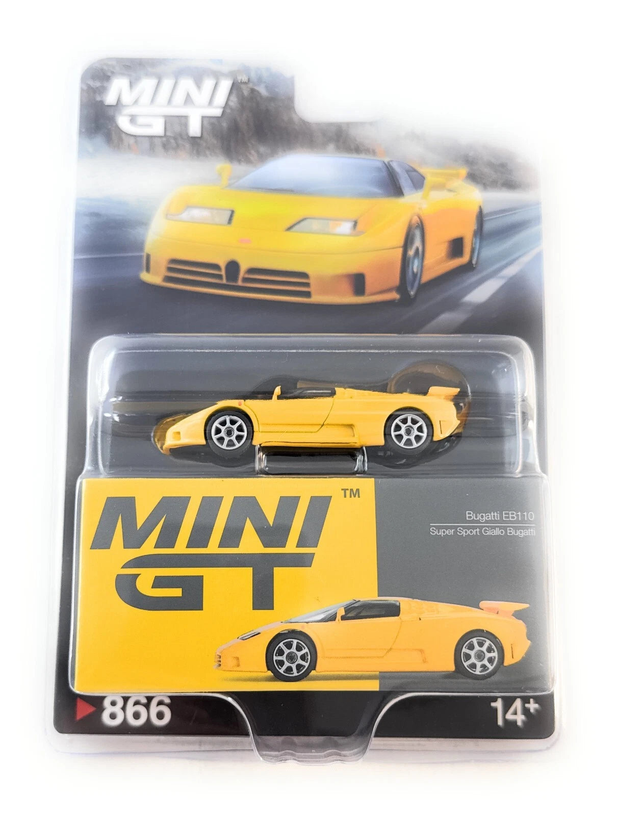 MINI GT-Bugatti EB110 Super Sport Giallo MGT00866