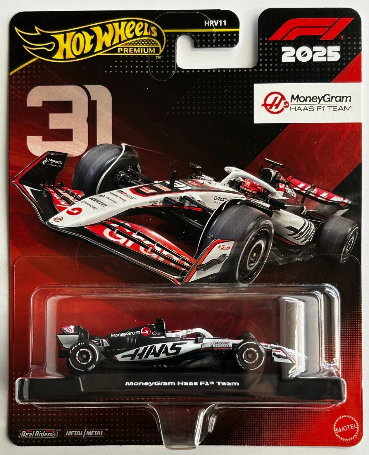 Hot Wheels 1:64 F1 2025 Racing Premium J Assortment Factory Sealed Case