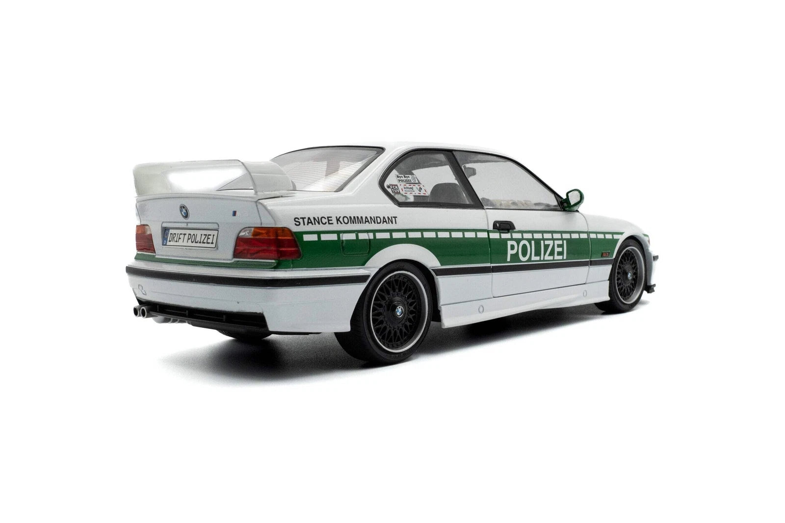SOLIDO - 1991 BMW E36 M3 Coupe - Solido Works "Drift Polizei"