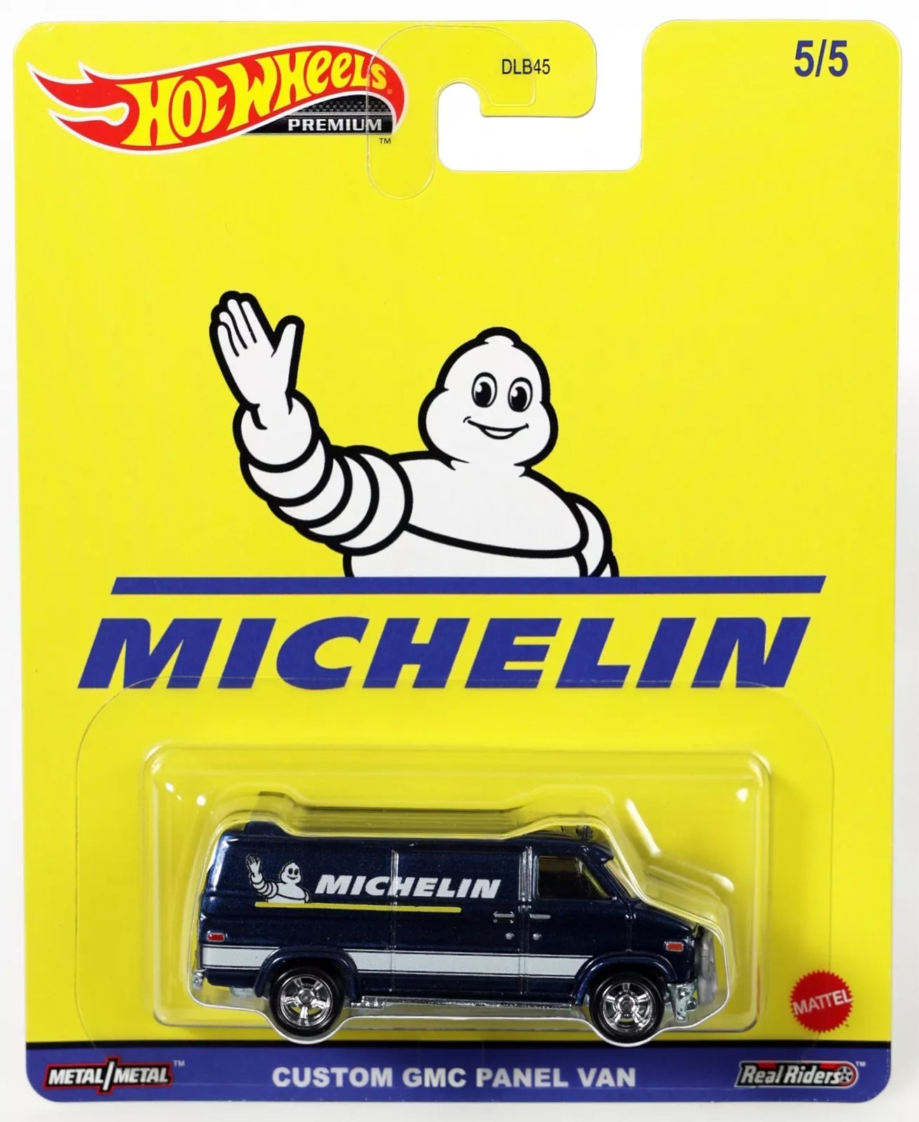 Hot Wheels 2021 Pop Culture Dash K "Speed Shop Garage", Michelin Custom GMC Panel Van 5/5 (GRL25)