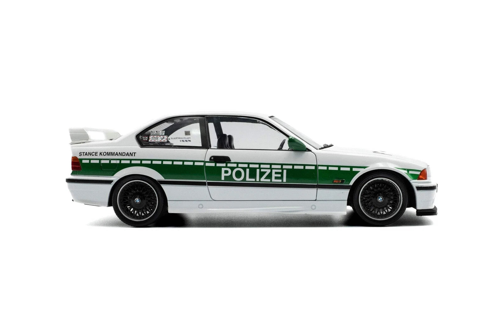 SOLIDO - 1991 BMW E36 M3 Coupe - Solido Works "Drift Polizei"