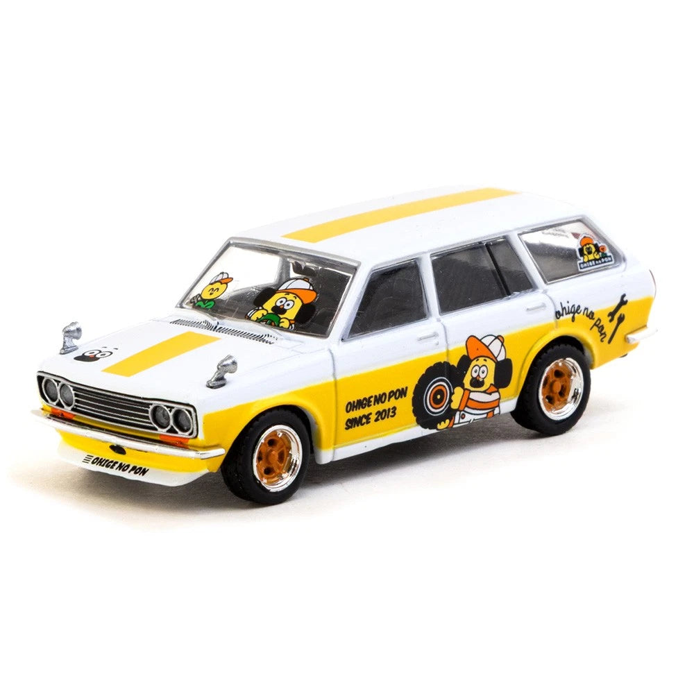 Tarmac Works Global64 1:64 Datsun Bluebird 510 Wagon OHIGE no PON – T64G-026-ONP