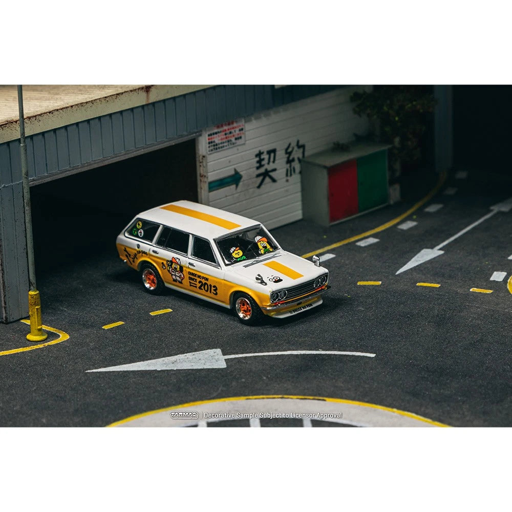 Tarmac Works Global64 1:64 Datsun Bluebird 510 Wagon OHIGE no PON – T64G-026-ONP