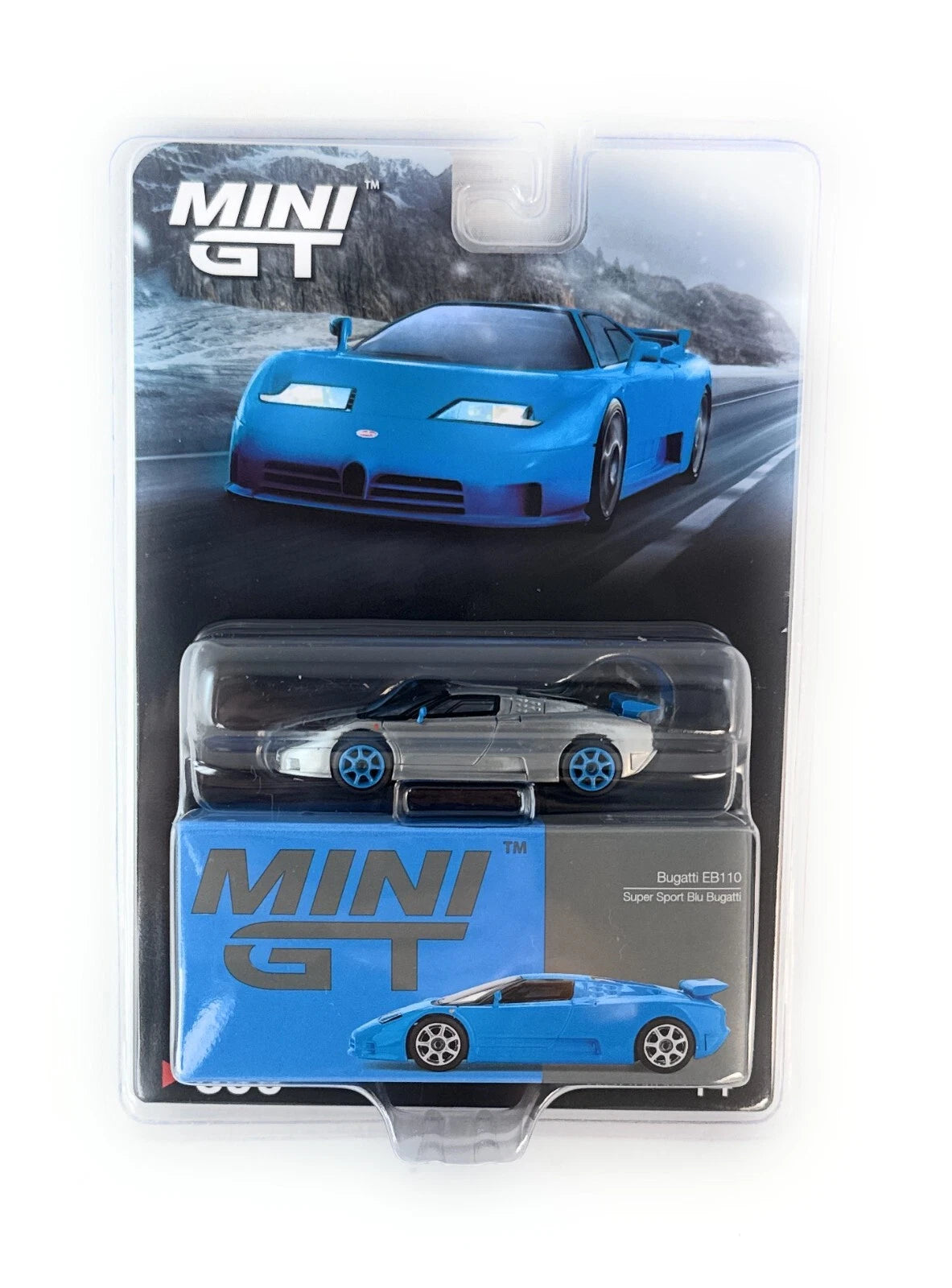 CHASE CARS-Bugatti EB110 Super Sport Blue-MINI GT
