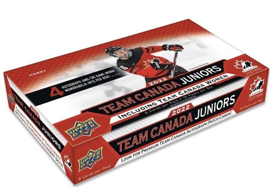 Upper Deck 2022 Team Canada Juniors (Hobby Box)