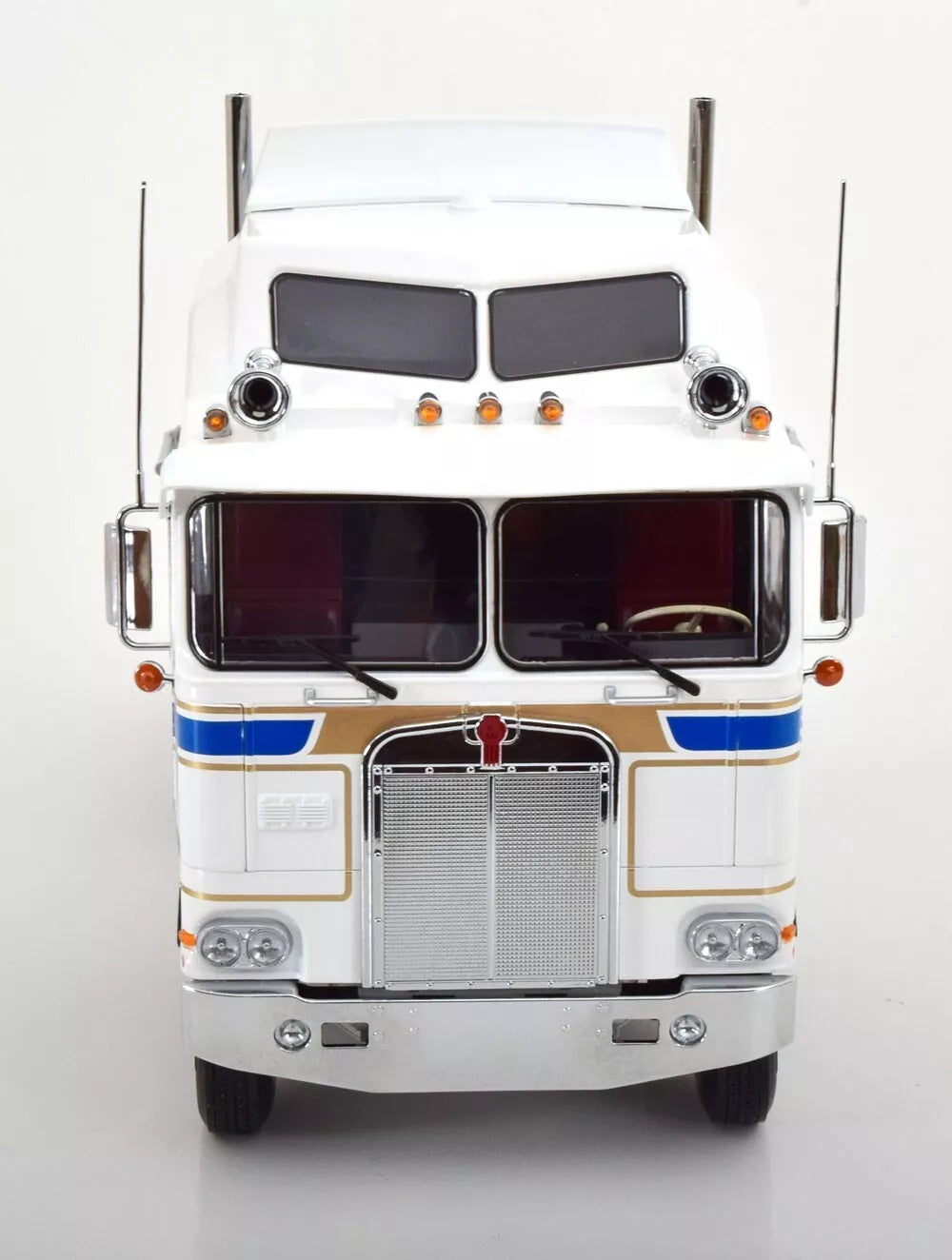 1976 Kenworth - K100 AERODYNE Tractor Truck White, 1:18 *Voir Note-*See Note