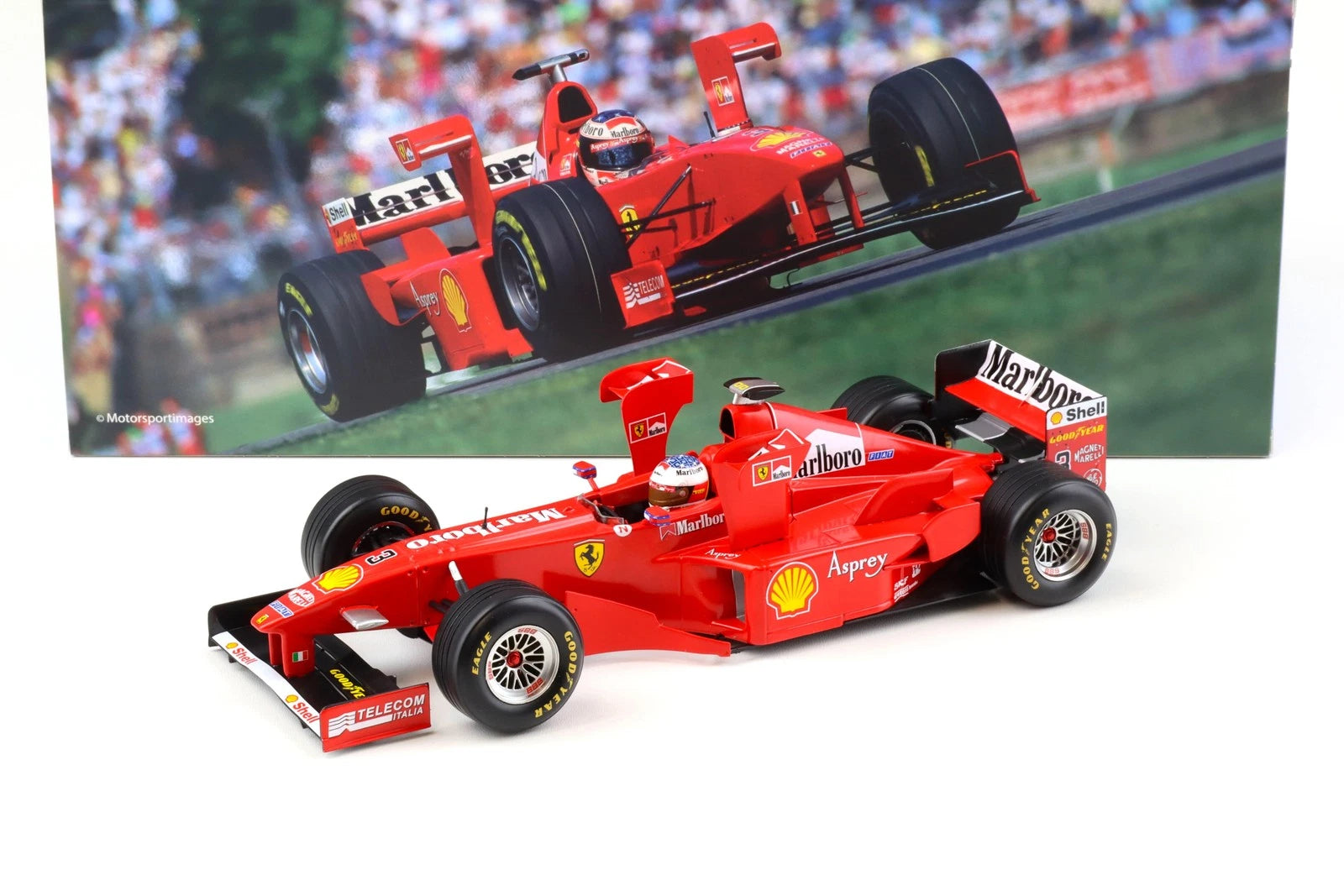 M. Schumacher Ferrari F300 Tower Wings Formula 1 1998 Imola GP