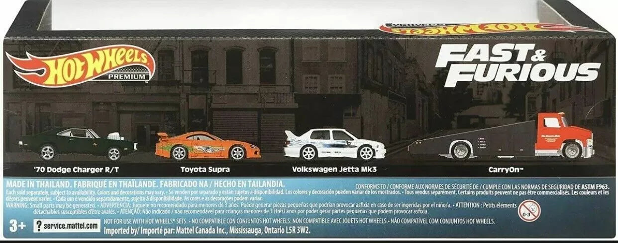 HOT WHEELS PREMIUM FAST & FURIOUS GARAGE DIORAMA