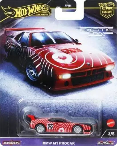 Hot Wheels Premium Car Culture, Exotic Envy 2025, BMW M1 Procar, 3/5 (HKC79)