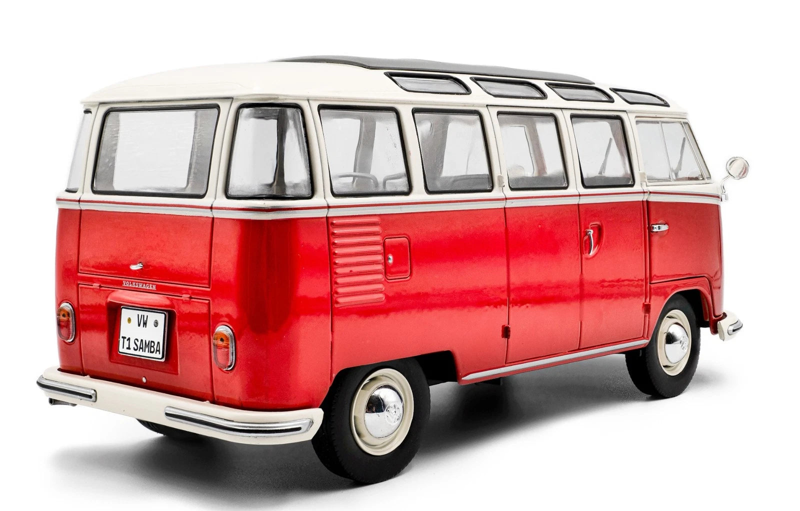 SOLIDO- VOLKSWAGEN Type 1 Samba 1962-Red (S1813402)