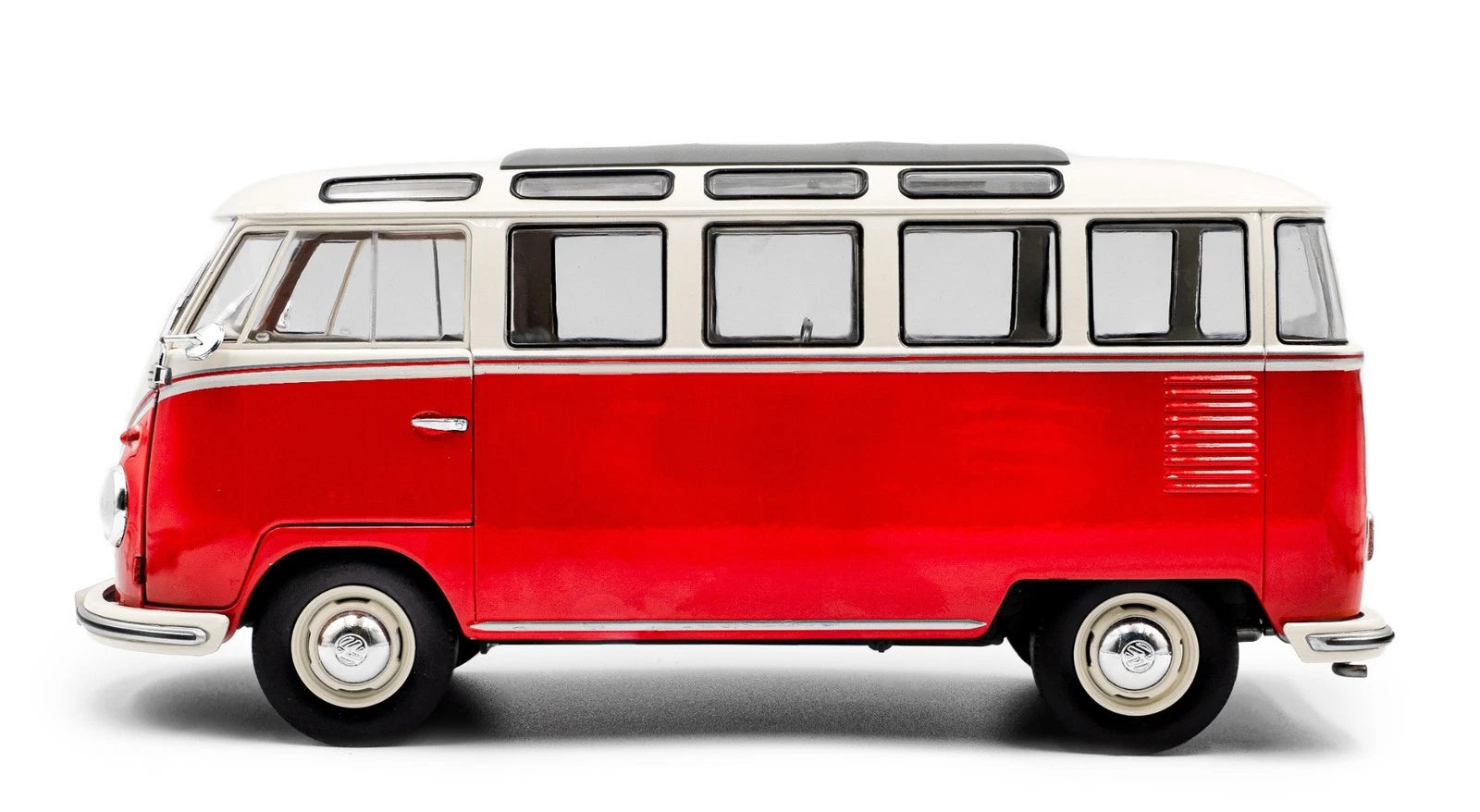 SOLIDO- VOLKSWAGEN Type 1 Samba 1962-Red (S1813402)