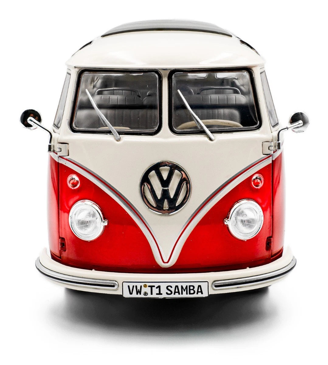 SOLIDO- VOLKSWAGEN Type 1 Samba 1962-Red (S1813402)