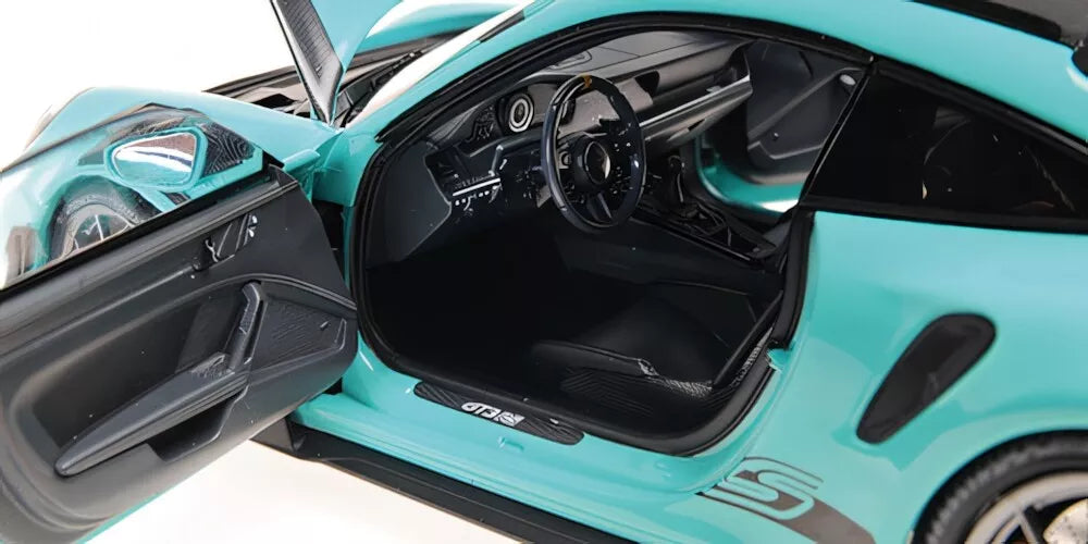 PORSCHE 911 (992) GT3RS GREEN DARK SILVER WHEELS 2024