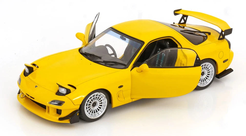 SOLIDO - 1994 Mazda RX7 FD3RS - "StreetFighters" - (Yellow)